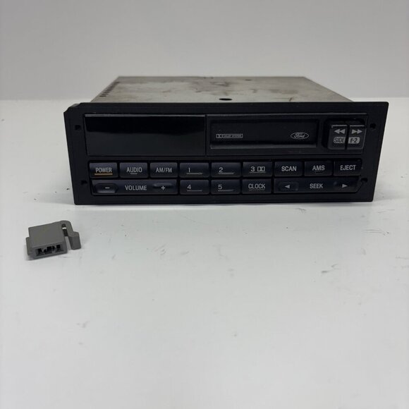 1990-1996 Ford OEM cassette player RADIO Mustang F150 Econoline Contour Ranger - Picture 1 of 15